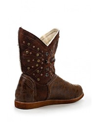 Темно-коричневые угги от Catherine