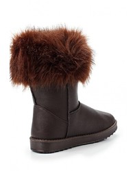 Темно-коричневые угги от JD-MY