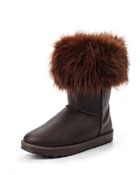 Темно-коричневые угги от JD-MY