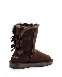 Темно-коричневые угги от Stephan