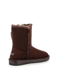 Темно-коричневые угги от Stephan