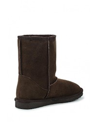 Темно-коричневые угги от Super Mode