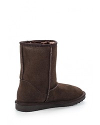 Темно-коричневые угги от Super Mode