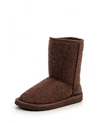 Темно-коричневые угги от Topway