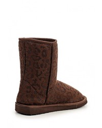 Темно-коричневые угги от Topway