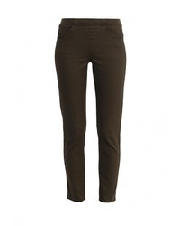 Темно-коричневые узкие брюки от Befree