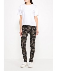 Темно-коричневые узкие брюки от By Swan