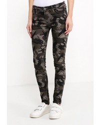 Темно-коричневые узкие брюки от By Swan