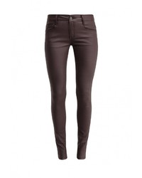 Темно-коричневые узкие брюки от By Swan