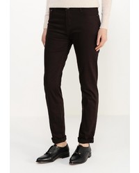 Темно-коричневые узкие брюки от G&amp;G