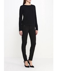 Темно-коричневые узкие брюки от Gas