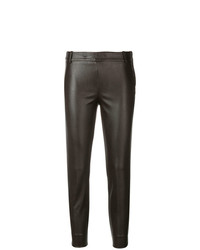 Темно-коричневые узкие брюки от Kiltie