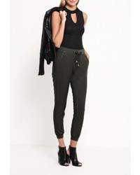 Темно-коричневые узкие брюки от Rinascimento