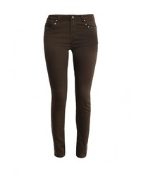 Темно-коричневые узкие брюки от SPRINGFIELD