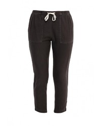 Темно-коричневые узкие брюки