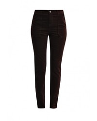Темно-коричневые узкие брюки от Vila