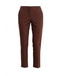 Темно-коричневые узкие брюки от Zarina