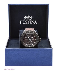 Мужские темно-коричневые часы от Festina