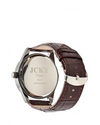 Мужские темно-коричневые часы от JK by Jacky Time