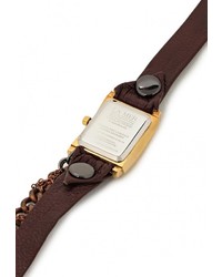Женские темно-коричневые часы от La MER COLLECTIONS