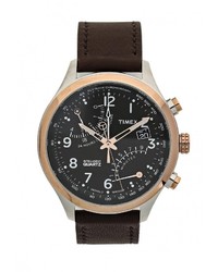 Мужские темно-коричневые часы от Timex