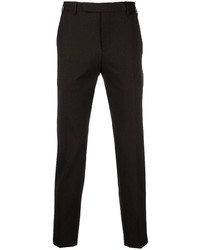 Темно-коричневые шерстяные брюки чинос от PT TORINO