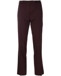 Женские темно-коричневые шерстяные брюки от Etro
