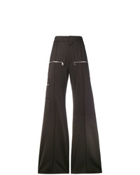 Темно-коричневые широкие брюки от Chloé