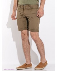 Мужские темно-коричневые шорты от Alfred Muller