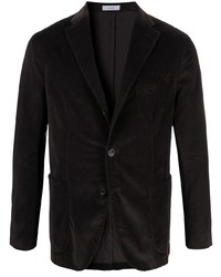 Мужской темно-коричневый бархатный пиджак от Boglioli
