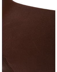 Темно-коричневый бикини-топ от Matteau