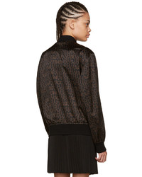 Женский темно-коричневый бомбер от Givenchy