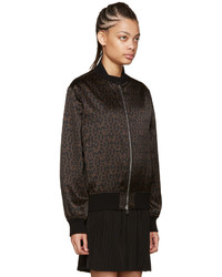 Женский темно-коричневый бомбер от Givenchy