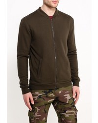 Мужской темно-коричневый бомбер от Brave Soul