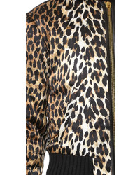 Женский темно-коричневый бомбер от Ungaro