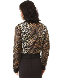 Женский темно-коричневый бомбер от Ungaro