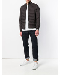 Мужской темно-коричневый бомбер от Herno