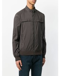 Мужской темно-коричневый бомбер от Herno