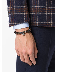 Мужской темно-коричневый браслет от Eleventy