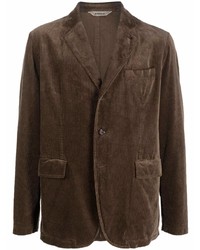 Мужской темно-коричневый вельветовый пиджак от Aspesi