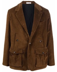 Мужской темно-коричневый вельветовый пиджак от Boglioli