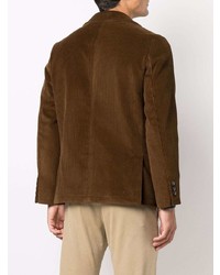 Мужской темно-коричневый вельветовый пиджак от Boglioli
