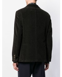 Мужской темно-коричневый вельветовый пиджак от Fay