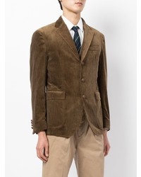 Мужской темно-коричневый вельветовый пиджак от Polo Ralph Lauren