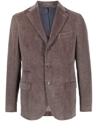 Мужской темно-коричневый вельветовый пиджак от Eleventy