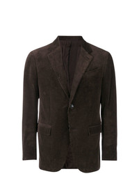 Мужской темно-коричневый вельветовый пиджак от Ermenegildo Zegna