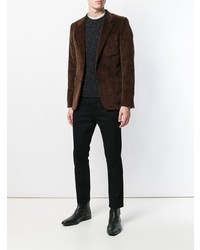 Мужской темно-коричневый вельветовый пиджак от Ami