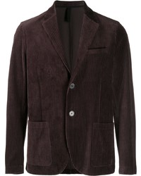 Мужской темно-коричневый вельветовый пиджак от Harris Wharf London