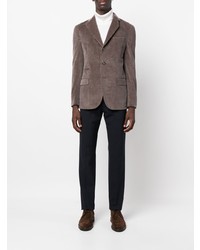 Мужской темно-коричневый вельветовый пиджак от Eleventy