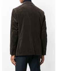 Мужской темно-коричневый вельветовый пиджак от Ermenegildo Zegna